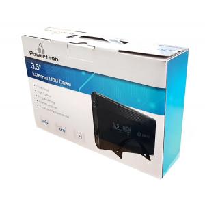 POWERTECH εξωτερική θήκη για HDD 3.5" με βάση PT-675, USB 3.0, έως 4TB | Συνοδευτικά PC | elabstore.gr