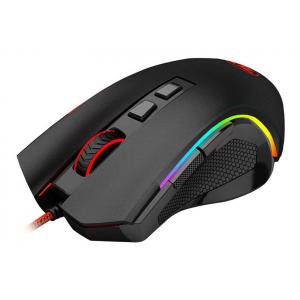 REDRAGON Ενσύρματο Gaming ποντίκι Griffin, 8 πλήκτρα, 7200DPI, μαύρο | Συνοδευτικά PC | elabstore.gr