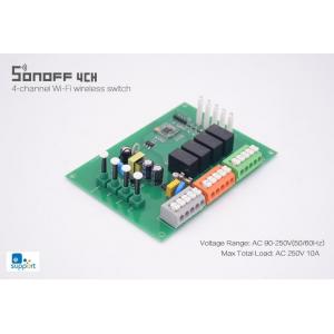 SONOFF Smart Διακόπτης WiFi 4CH R2, 4 θέσεων, 10A, WiFi, λευκό | Οικιακές & Προσωπικές Συσκευές | elabstore.gr