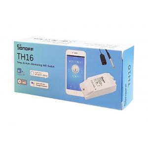 SONOFF Smart Διακόπτης TH16, υγρασίας - θερμοκρασίας, 16A, WiFi, λευκό | Οικιακές & Προσωπικές Συσκευές | elabstore.gr