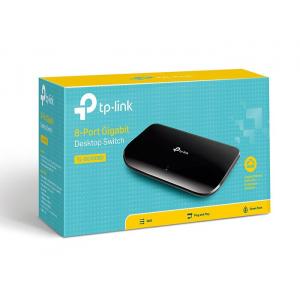 TP-LINK Desktop Switch TL-SG1008D, 8-port 10/100/1000Mbps, Ver. 8.0 | Δικτυακά | elabstore.gr