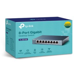 TP-LINK Desktop Switch TL-SG108 8 Θυρών, 10/100/1000Mbps, Ver. 4.0 | eLabstore.gr TP-LINK Desktop Switch TL-SG108 8 Θυρών, 10/100/1000Mbps, Ver. 4.0 | Δικτυακά | elabstore.gr