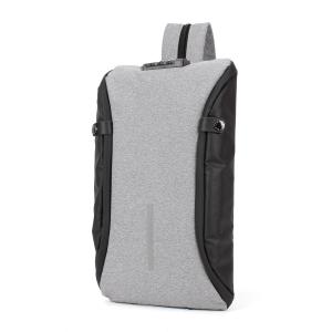 ARCTIC HUNTER τσάντα crossbody XB00046-LG, αδιάβροχη, lock, ανοιχτό γκρι | Οικιακές & Προσωπικές Συσκευές | elabstore.gr