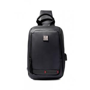 ARCTIC HUNTER Τσάντα Crossbody XB00088-BK, USB, αδιάβροχη, μαύρη | Οικιακές & Προσωπικές Συσκευές | elabstore.gr