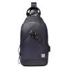 ARCTIC HUNTER Τσάντα Crossbody XB00089-BK, USB, αδιάβροχη, μαύρη | Οικιακές & Προσωπικές Συσκευές | elabstore.gr