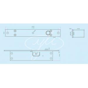 YLI ELECTRONIC Χωνευτός ηλεκτροπύρος YB-500A LED, W/narrow | eLabstore.gr YLI ELECTRONIC Χωνευτός ηλεκτροπύρος YB-500A LED, W/narrow | Access Control | elabstore.gr
