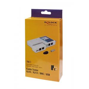 DELOCK Tester για RJ45 - RJ12 - BNC - USB καλώδια | eLabstore.gr DELOCK Tester για RJ45 - RJ12 - BNC - USB καλώδια | Εργαλεία | elabstore.gr