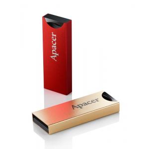 APACER USB Flash Drive AH133, USB 2.0, 32GB, Gold | Συνοδευτικά PC | elabstore.gr