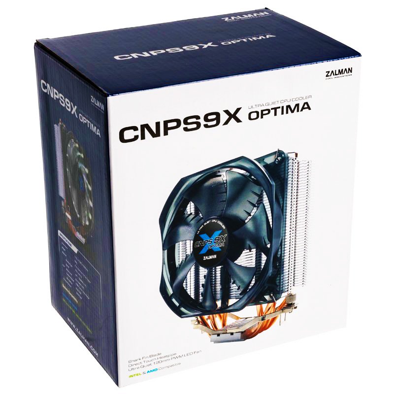 ZALMAN Ψύκτρα CNPS9X Optima, για υπολογιστή, 1500RPM, 26dBA, fan 120mm | eLabstore.gr ZALMAN ψύκτρα για CPU CNPS9X Optima, 1500rpm, 26dBA, 60.98CFM, 180W | PC & Αναβάθμιση | elabstore.gr