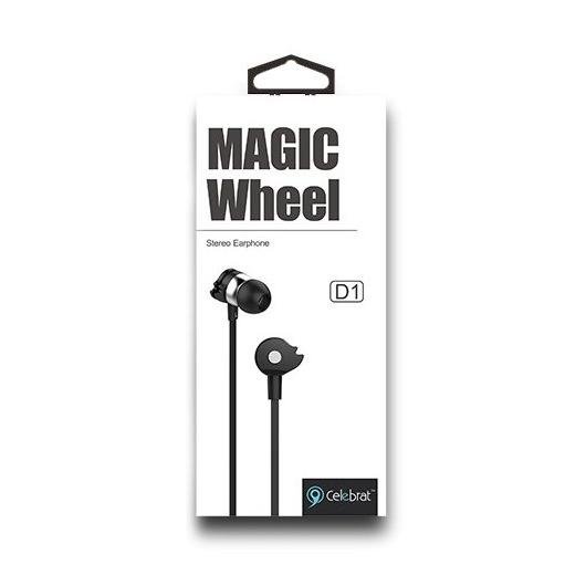 CELEBRAT Earphones με μικρόφωνο D1, on/off, 10mm, 1.2m flat, μαύρα | eLabstore.gr CELEBRAT Earphones με μικρόφωνο D1, on/off, 10mm, 1.2m flat, μαύρα | Αξεσουάρ κινητών | elabstore.gr