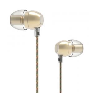 UIISII Ακουστικά Handsfree HM7, χρυσό | Αξεσουάρ κινητών | elabstore.gr