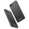 IPAKY θήκη Carbon Fiber TPU IPK-024, flexible, για iPhone 8/7, μαύρη | Αξεσουάρ κινητών | elabstore.gr