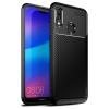 IPAKY θήκη Carbon Fiber TPU IPK-028 flexible, για Huawei P20 Lite, μαύρη | Αξεσουάρ κινητών | elabstore.gr