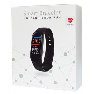 Smart Bracelet M3, Blood Pressure & Heart Rate Monitor, μαύρο | Mobile Συσκευές | elabstore.gr