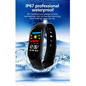 Smart Bracelet M3, Blood Pressure & Heart Rate Monitor, μαύρο | eLabstore.gr