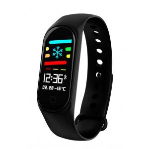 Smart Bracelet M3, Blood Pressure & Heart Rate Monitor, μαύρο | Mobile Συσκευές | elabstore.gr