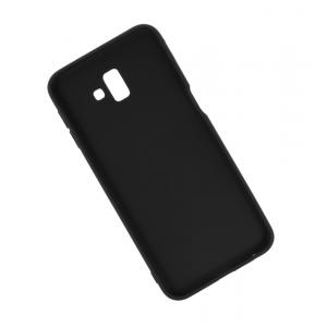 POWERTECH Θήκη Silicon Velvet MOB-1128 για Samsung J6 Plus 2018, μαύρη | Αξεσουάρ κινητών | elabstore.gr