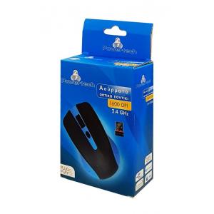 POWERTECH Wireless Mouse, Οπτικό, 1600 DPI, μαύρο-μπλε | Συνοδευτικά PC | elabstore.gr