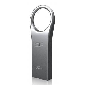 SILICON POWER USB Flash Drive Firma F80, 32GB, Silver | Συνοδευτικά PC | elabstore.gr