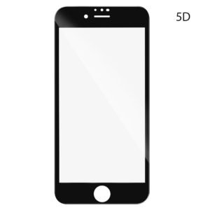 POWERTECH Tempered Glass 5D Full Glue για iPhone 8, Black | Αξεσουάρ κινητών | elabstore.gr