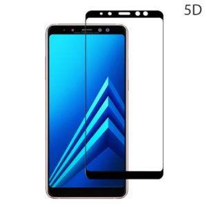 POWERTECH Tempered Glass 5D Full Glue για Samsung A8 Plus 2018, Black | Αξεσουάρ κινητών | elabstore.gr