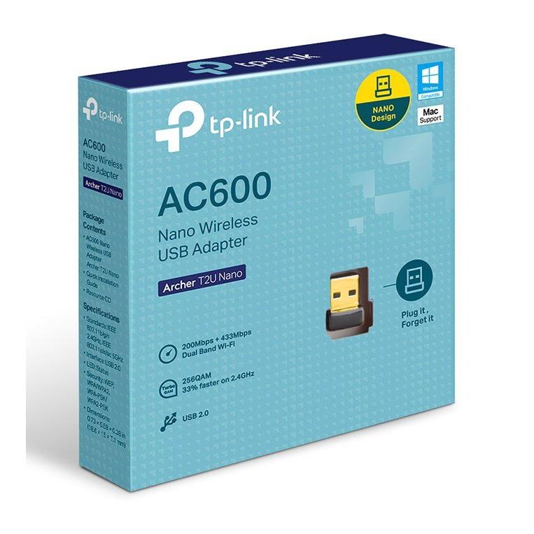 TP-LINK Ασύρματο Nano USB Adapter AC600 ARCHER-T2UNANO, Ver. 1.0 | eLabstore.gr TP-LINK Ασύρματο Nano USB Adapter AC600 ARCHER-T2UNANO, Ver. 1.0 | Δικτυακά | elabstore.gr