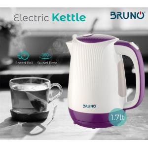 BRUNO Ηλεκτρικός βραστήρας BRN-0001, 2200w, 1.7lt, βάση 360°, LED | eLabstore.gr BRUNO Ηλεκτρικός βραστήρας BRN-0001, 2200w, 1.7lt, βάση 360°, LED | Οικιακές & Προσωπικές Συσκευές | elabstore.gr