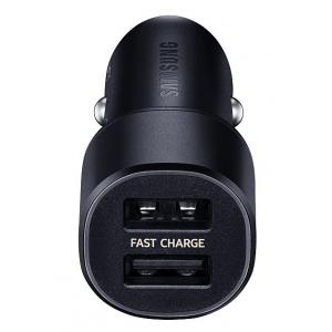 SAMSUNG Φορτιστής αυτοκινήτου EP-L1100NBEGWW, 2x USB-A, 2A, μαύρο | Αξεσουάρ κινητών | elabstore.gr