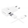 SAMSUNG Φορτιστής EP-TA20EBECGWW, USB Type-C, 15W 2A, retail, λευκό | Αξεσουάρ κινητών | elabstore.gr