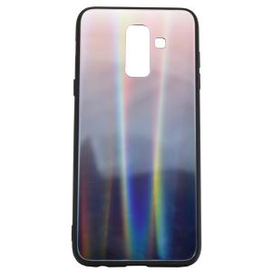 POWERTECH Θήκη Aurora Glass για Samsung A6 Plus 2018, καφέ-μαύρη | Αξεσουάρ κινητών | elabstore.gr