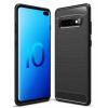 POWERTECH Θήκη Carbon Flex MOB-1253 για Samsung Galaxy S10 Plus, μαύρη | Αξεσουάρ κινητών | elabstore.gr