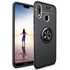 POWERTECH Θήκη Ring TPU για Huawei P20 Lite, μαύρη | Αξεσουάρ κινητών | elabstore.gr