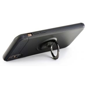 POWERTECH Θήκη Ring TPU για iPhone XR, μαύρη | Αξεσουάρ κινητών | elabstore.gr