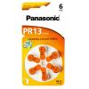 PANASONIC μπαταρίες ακουστικών βαρηκοΐας PR13, mercury free, 1.4V, 6τμχ | Μπαταρίες | elabstore.gr