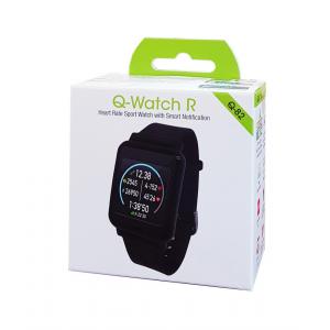 MOBILE ACTION Smartwatch Q-82, έγχρωμη οθόνη, ειδοποιήσεις, steps, μαύρο | eLabstore.gr