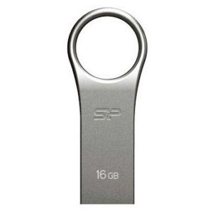 SILICON POWER USB Flash Drive Firma F80, 16GB, USB 2.0, Silver | Συνοδευτικά PC | elabstore.gr