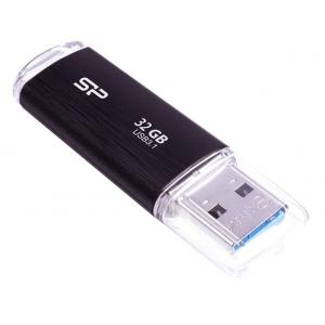 SILICON POWER USB Flash Drive Blaze B02, 32GB, USB 3.1, Black | Συνοδευτικά PC | elabstore.gr