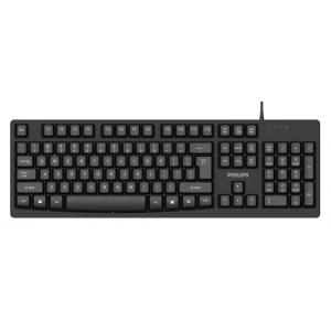 PHILIPS Ενσύρματο πληκτρολόγιο SPK6214, USB, μαύρο | Συνοδευτικά PC | elabstore.gr