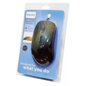 PHILIPS ενσύρματο ποντίκι SPK721414, 1600DPI, USB, 4 πλήκτρα, μαύρο | eLabstore.gr PHILIPS ενσύρματο ποντίκι SPK721414, 1600DPI, USB, 4 πλήκτρα, μαύρο | Συνοδευτικά PC | elabstore.gr