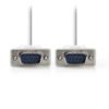 NEDIS CCGP52000IV20 Serial Cable D-Sub 9-pin Male - D-Sub 9-pin Male 2.0 m Ivory | ΚΑΛΩΔΙΑ / ADAPTORS | elabstore.gr