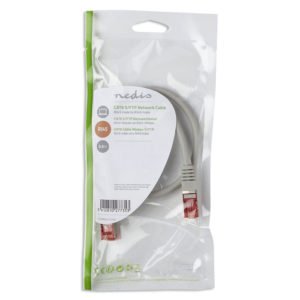 NEDIS CCGP85221GY05 Cat 6 S/FTP Network Cable RJ45 Male - RJ45 Male 0.5m Grey | ΚΑΛΩΔΙΑ / ADAPTORS | elabstore.gr