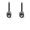NEDIS CAGP22000BK100 Stereo Audio Cable 3.5 mm Male - 3.5 mm Male 10 m Black | ΚΑΛΩΔΙΑ / ADAPTORS | elabstore.gr
