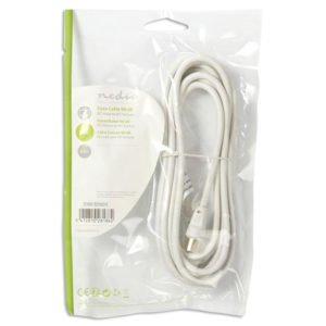NEDIS CSGP40000WT30 Coax Cable 90dB IEC (Coax) Male - IEC (Coax) Female 3.0m Whi | eLabstore.gr NEDIS CSGP40000WT30 Coax Cable 90dB IEC (Coax) Male - IEC (Coax) Female 3.0m Whi | ΚΑΛΩΔΙΑ / ADAPTORS | elabstore.gr