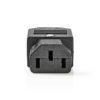 NEDIS PPGP11805BK Power Plug IEC-320-C13 Black | ΚΑΛΩΔΙΑ / ADAPTORS | elabstore.gr