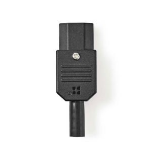 NEDIS PPGP11805BK Power Plug IEC-320-C13 Black | ΚΑΛΩΔΙΑ / ADAPTORS | elabstore.gr