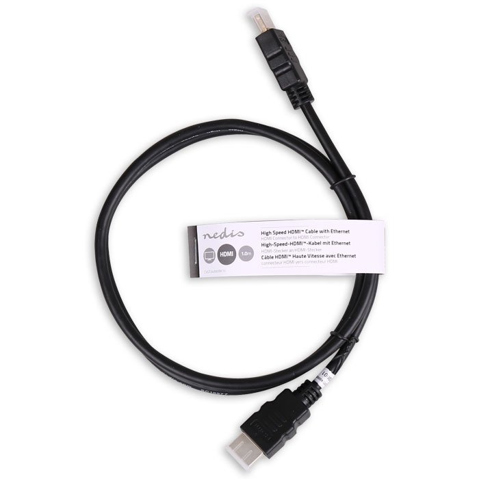 NEDIS CVGT34000BK10 High Speed HDMI Cable with Ethernet HDMI Connector - HDMI Co | eLabstore.gr NEDIS CVGT34000BK10 High Speed HDMI Cable with Ethernet HDMI Connector - HDMI Co | ΚΑΛΩΔΙΑ / ADAPTORS | elabstore.gr