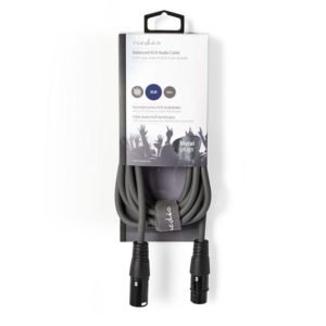 NEDIS COTH15010GY30 Balanced XLR Audio Cable XLR 3-Pin Male - XLR 3-Pin Female 3 | ΚΑΛΩΔΙΑ / ADAPTORS | elabstore.gr