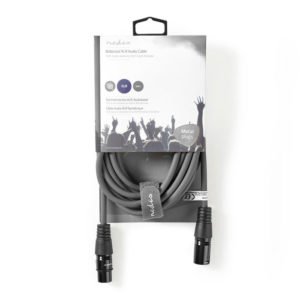 NEDIS COTH15010GY50 Balanced XLR Audio Cable XLR 3-Pin Male - XLR 3-Pin Female 5 | ΚΑΛΩΔΙΑ / ADAPTORS | elabstore.gr