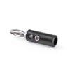 NEDIS CAVC26900BK Banana Connector Banana Male 25 pieces Black | ΚΑΛΩΔΙΑ / ADAPTORS | elabstore.gr