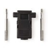 NEDIS CCGP52890BK D-Sub Connector Hood Suitable for D-Sub 9-Pin Black | ΚΑΛΩΔΙΑ / ADAPTORS | elabstore.gr